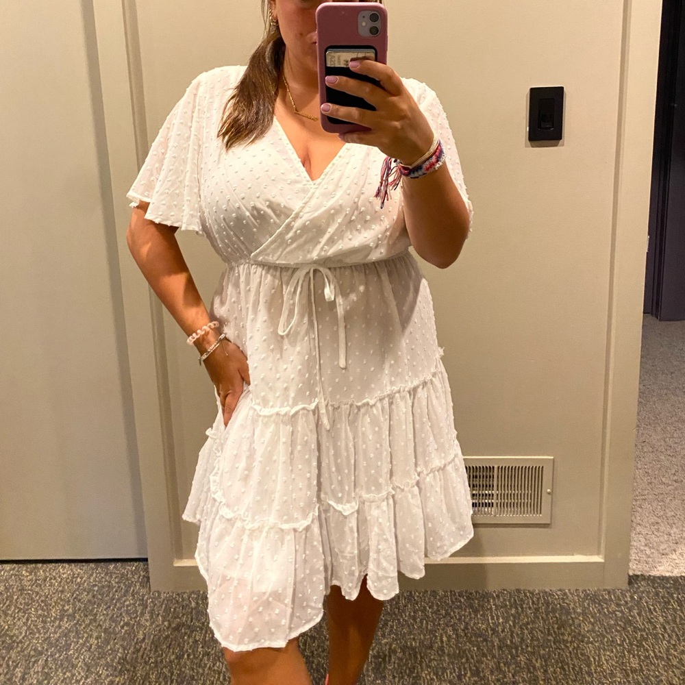Shein White dress